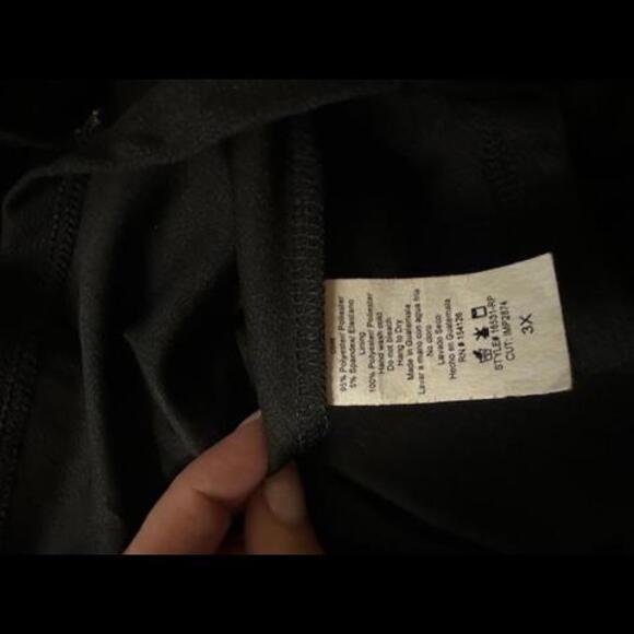 NWOT Floral Lace Overlay Romper Dress, 3XL - Picture 3 of 6